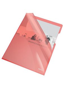   Genotherm, "L", A4, 150 mikron, víztiszta felület, ESSELTE "Luxus", piros (E55433)