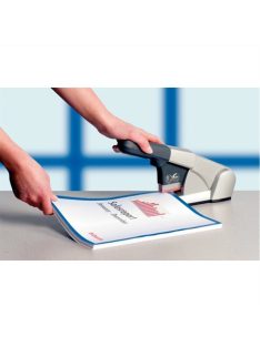   Tűzőgép, nagyteljesítményű, 80 lap, LEITZ "5551", ezüst (E55510084)