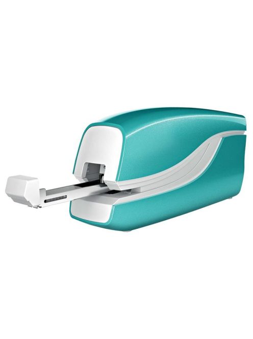 Tűzőgép, elektromos, No.10, 10 lap, LEITZ "Wow", jégkék (E55661051)