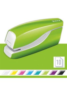  Tűzőgép, elektromos, No.10, 10 lap, LEITZ "Wow", zöld (E55661054)