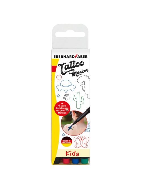 EberhardFaber - Tetováló szett 4db-os színes "gyerek" (E559504)