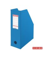 Iratpapucs, PVC/karton, 100 mm, összehajtható, ESSELTE, Vivida kék (E56075)
