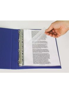   Genotherm, felül és a belső oldalon nyitott, lefűzhető, A4, 115 mikron, narancsos felület, ESSELTE (E56193)