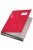 Aláírókönyv, A4, 18 részes, karton, LEITZ "Design", piros (E57450025)