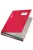 Aláírókönyv, A4, 18 részes, karton, LEITZ "Design", piros (E57450025)