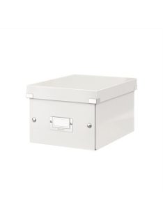   Irattároló doboz, A5, lakkfényű, LEITZ "Click&Store", fehér (E60430001)