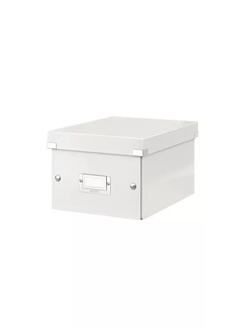 Irattároló doboz, A5, lakkfényű, LEITZ "Click&Store", fehér (E60430001)
