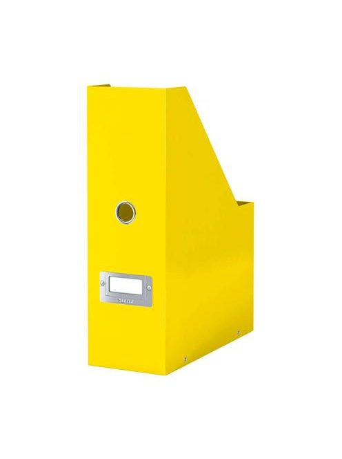 Iratpapucs, PP/karton, 95 mm, LEITZ "Click&Store", sárga (E60470016)