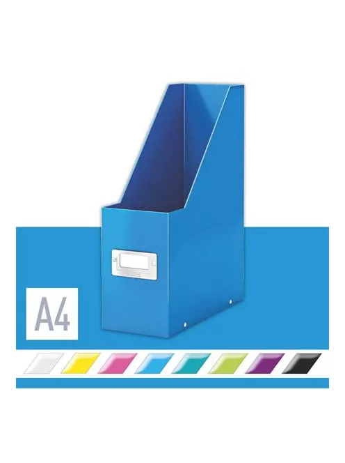 Iratpapucs, PP/karton, 95 mm, LEITZ "Click&Store", kék (E60470036)