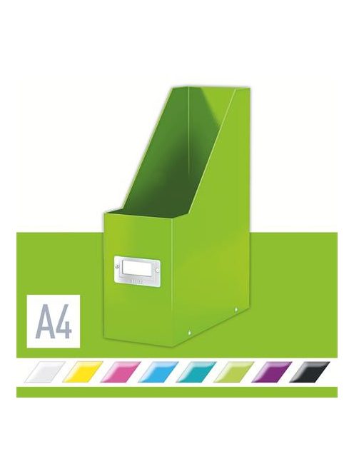 Iratpapucs, PP/karton, 95 mm, LEITZ "Click&Store", zöld (E60470054)