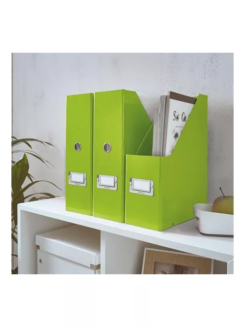 Iratpapucs, PP/karton, 95 mm, LEITZ "Click&Store", zöld (E60470054)