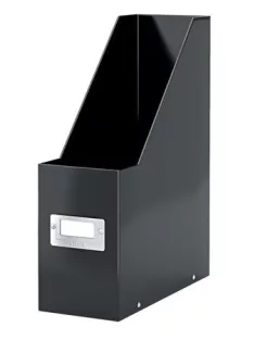  Iratpapucs, PP/karton, 95 mm, LEITZ "Click&Store", fekete (E60470095)