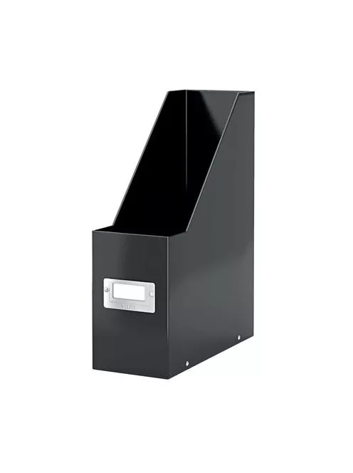 Iratpapucs, PP/karton, 95 mm, LEITZ "Click&Store", fekete (E60470095)