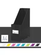 Iratpapucs, PP/karton, 95 mm, LEITZ "Click&Store", fekete (E60470095)