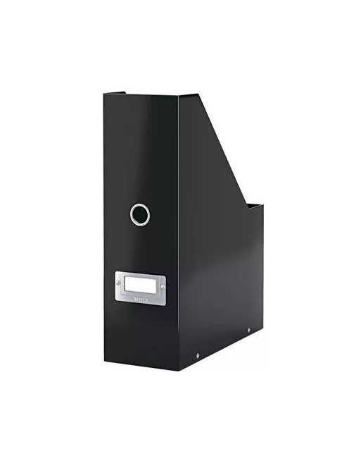 Iratpapucs, PP/karton, 95 mm, LEITZ "Click&Store", fekete (E60470095)