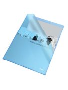 Genotherm, "L", A4, 105 mikron, narancsos felület, ESSELTE "Standard", kék (E60834)