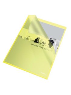   Genotherm, "L", A4, 105 mikron, narancsos felület, ESSELTE "Standard", sárga (E60836)