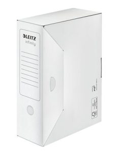   Archiválódoboz, A4, 100 mm, LEITZ "Infinity", fehér (E60890000)