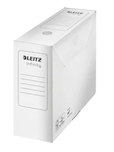   Archiválódoboz, A4, 100 mm, LEITZ "Infinity", fehér (E60890000)