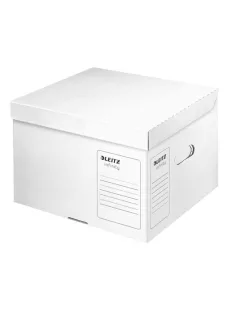   Archiválókonténer, M méret, LEITZ "Infinity", fehér (E61030000)