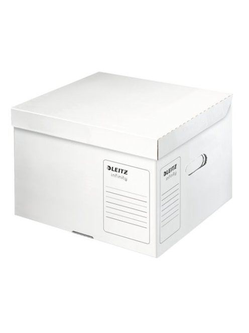 Archiválókonténer, M méret, LEITZ "Infinity", fehér (E61030000)