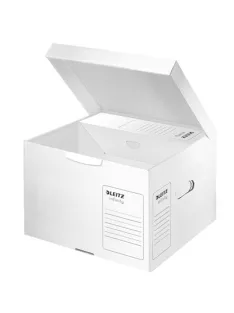   Archiválókonténer, M méret, LEITZ "Infinity", fehér (E61030000)