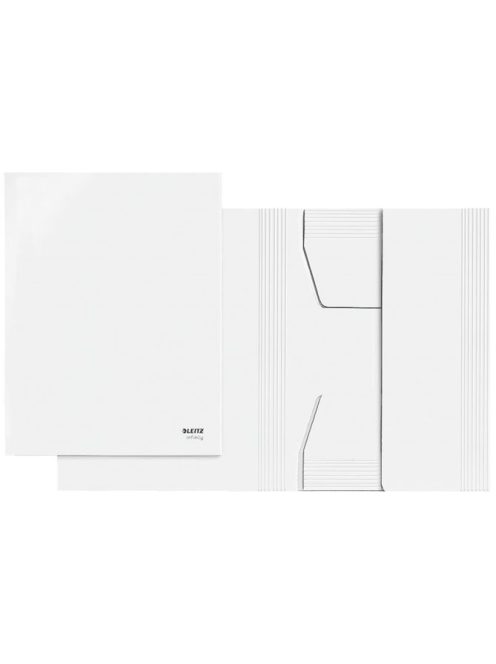Pólyás dosszié, karton, A4, LEITZ "Infinity", fehér (E61060000)