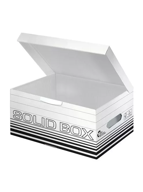 Archiválódoboz, S méret, LEITZ "Solid", fehér (E61170001)