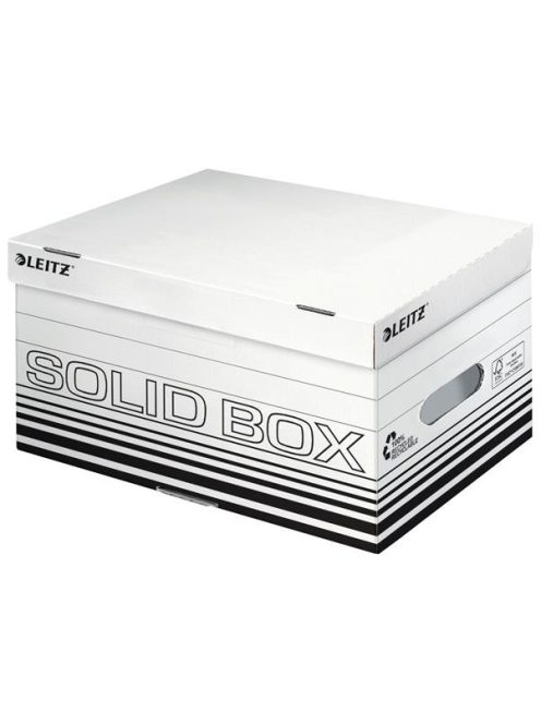 Archiválódoboz, S méret, LEITZ "Solid", fehér (E61170001)