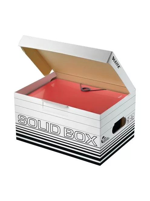 Archiválódoboz, S méret, LEITZ "Solid", fehér (E61170001)
