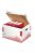Archiválókonténer, újrahasznosított karton, felfelé nyíló, ESSELTE "Speedbox", fehér (E623914)