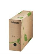 Archiválódoboz, A4, 100 mm, újrahasznosított karton, ESSELTE "Eco", barna (E623917)