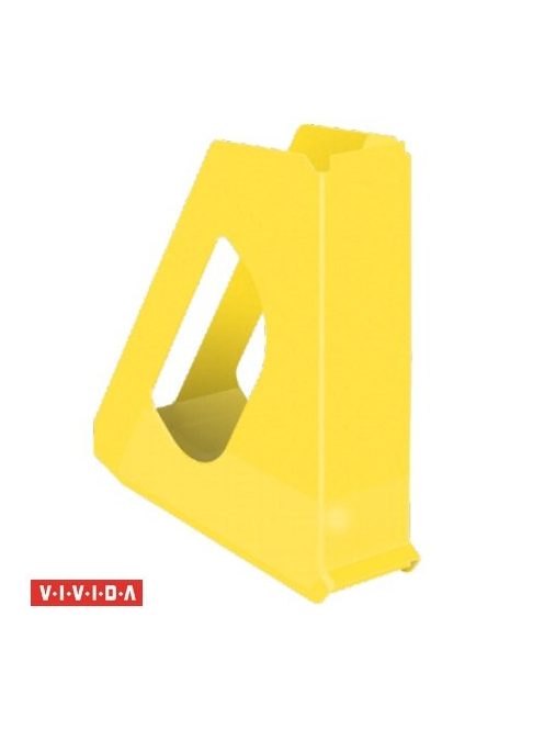 Iratpapucs, műanyag, 68 mm, ESSELTE "Europost", Vivida sárga (E623936)