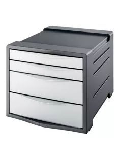   Irattároló, műanyag, 4 fiókos, ESSELTE "Europost", Vivida fehér (E623959)