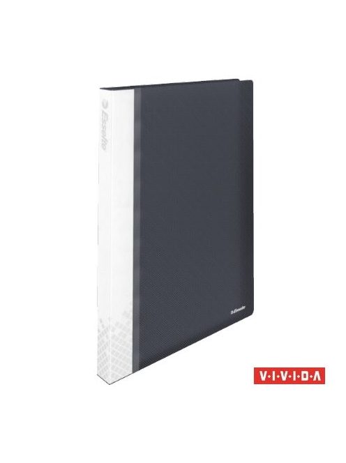 Bemutatómappa, 40 zsebes, A4, kemény borító, ESSELTE "Vivida", fekete (E623988)