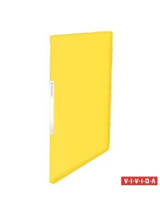   Bemutatómappa, 20 zsebes, A4, ESSELTE "Vivida", sárga (E623995)