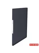 Bemutatómappa, 40 zsebes, A4, ESSELTE "Vivida", fekete (E623999)
