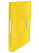 Harmonikamappa, A4, PP, 6 rekeszes, ESSELTE "Vivida", sárga (E624020)
