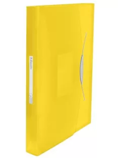   Harmonikamappa, A4, PP, 6 rekeszes, ESSELTE "Vivida", sárga (E624020)