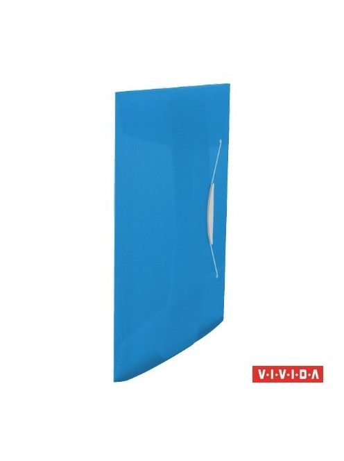 Gumis mappa, 15 mm, PP, A4, ESSELTE "Vivida", kék (E624040)