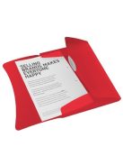 Gumis mappa, 15 mm, PP, A4, ESSELTE "Vivida", piros (E624042)