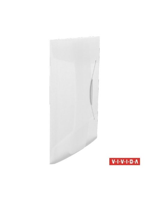 Gumis mappa, 15 mm, PP, A4, ESSELTE "Vivida", fehér (E624044)