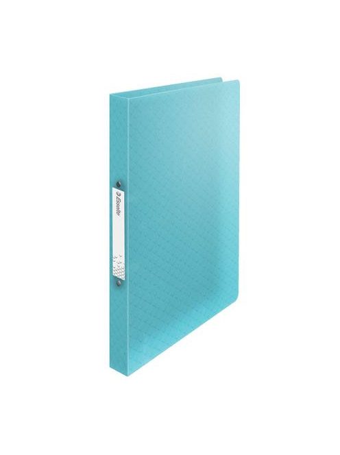 Gyűrűs könyv, 2 gyűrű, 25 mm, A4, PP, ESSELTE "Colour’Breeze", kék (E626242)