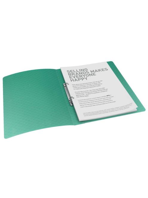 Gyűrűs könyv, 2 gyűrű, 25 mm, A4, PP, ESSELTE "Colour’Breeze", zöld (E626243)