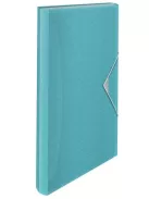 Harmonikamappa, A4, PP, 6 rekeszes, ESSELTE "Colour'Breeze", kék (E626252)