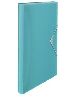   Harmonikamappa, A4, PP, 6 rekeszes, ESSELTE "Colour'Breeze", kék (E626252)