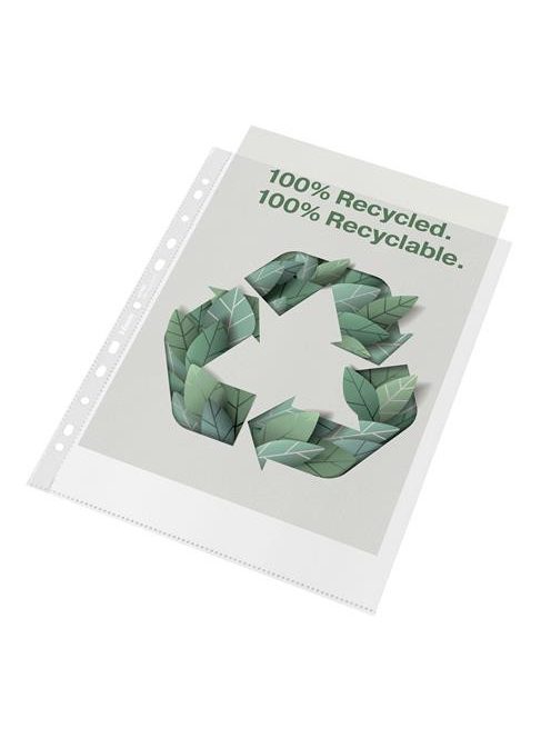 Genotherm, lefűzhető, A4 Maxi, 70 mikron, narancsos felület, ESSELTE "Recycled" (E627494)