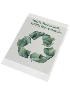   Genotherm, "L", A4, 100 mikron, narancsos felület, ESSELTE "Recycled" (E627496)