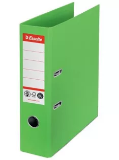   Iratrendező, 75 mm, A4, Co2-semleges, élvédő sínnel, ESSELTE "No.1", zöld (E627567)