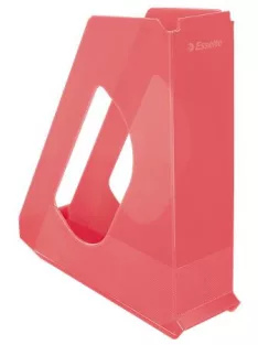   Iratpapucs, műanyag, 68 mm, ESSELTE "Colour'Breeze", korall (E628455)